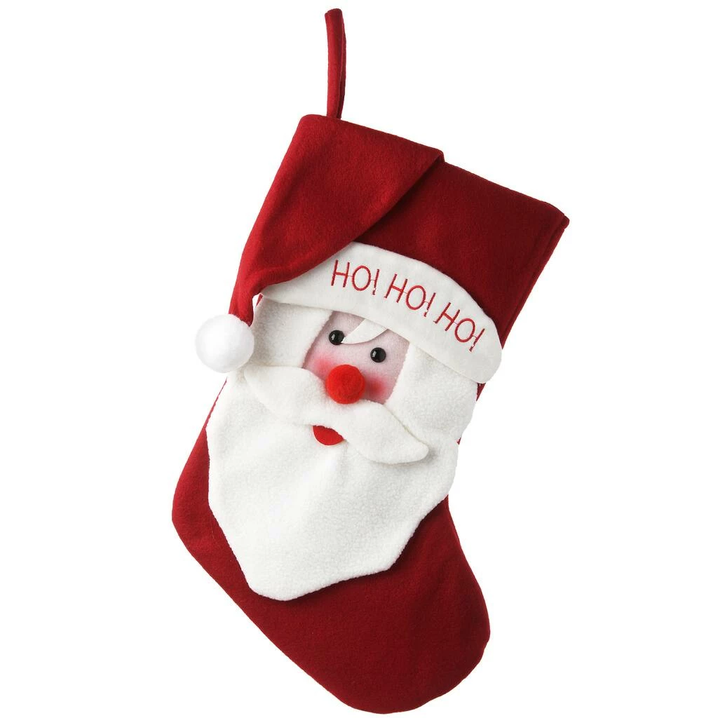 Outlet 🌟 18" General Store Collection Ho! Ho! Ho! Santa Stocking by National Tree Company ⭐ - Image 6
