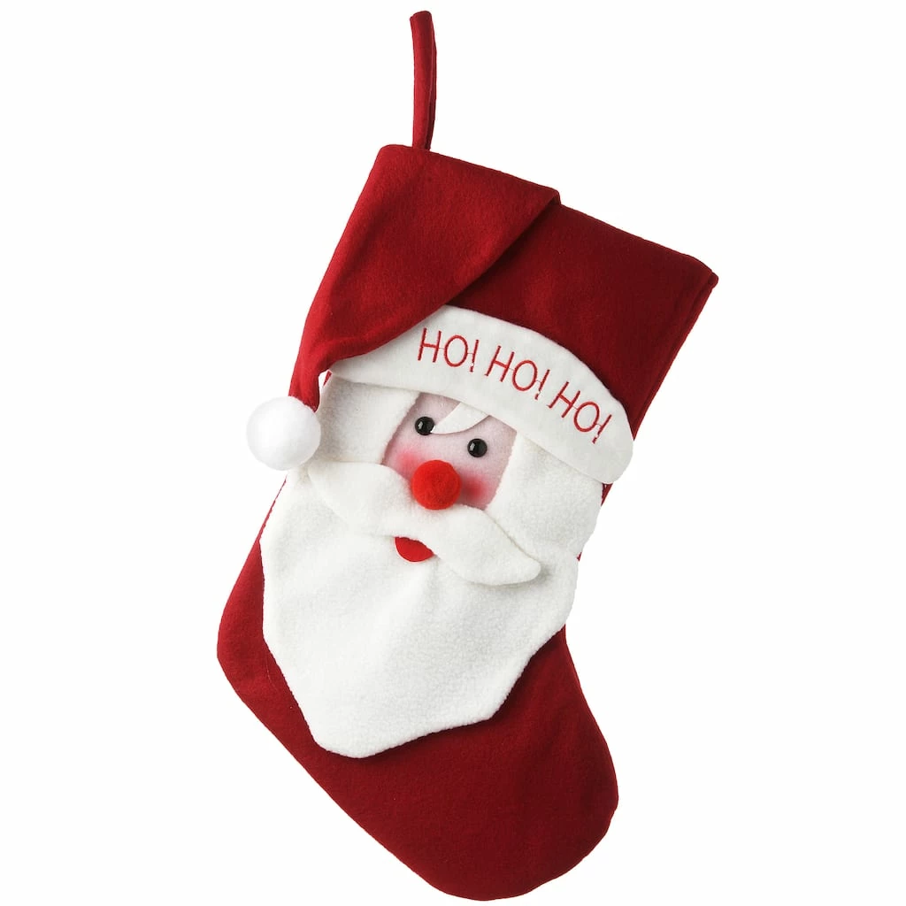 Outlet 🌟 18" General Store Collection Ho! Ho! Ho! Santa Stocking by National Tree Company ⭐