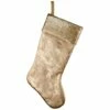 Cheap 🤩 19" Yuletide Glam Collection Metallic Gold Stocking by National Tree Company 🛒