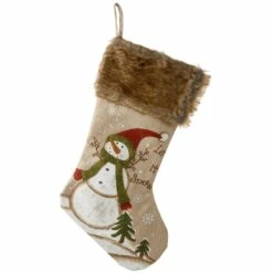 Hot Sale โ 21" Alpine Collection Red Hat Snowman Stocking by National Tree Company โญ