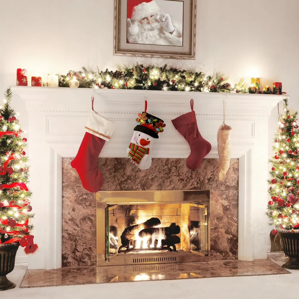 Budget โค๏ธ 20" Be Merry Collection Novelty Snowman Stocking by National Tree Company ๐ - Image 2