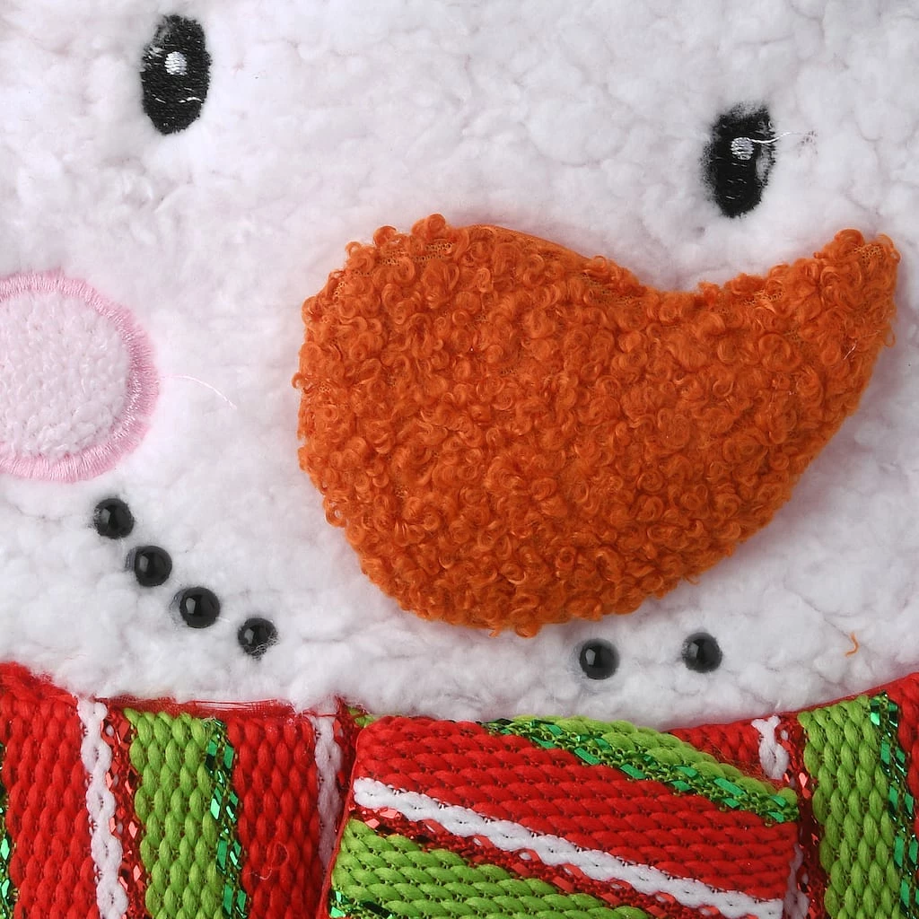 Budget โค๏ธ 20" Be Merry Collection Novelty Snowman Stocking by National Tree Company ๐ - Image 3
