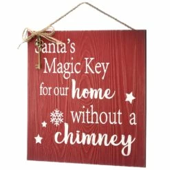 Flash Sale 🔥 10" Santa’s Key Door Sign by National Tree Company 🌟