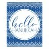 Best Sale 🔥 Hello Hanukkah Sweater Pattern 8x10 Tabletop Canvas by Designs Direct 🔥