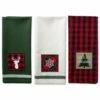 Buy 🌟 DII® ❄ Christmas Fireside Embellished Dishtowels Set 🛒