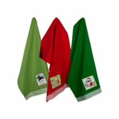 Best Pirce ❤️ DII® Assorted Holiday Pup Embellished Dishtowel Set 🎉