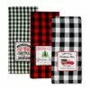 Promo 😉 DII® ❄ Christmas Tree Farm Embellished Dishtowels Set 👏