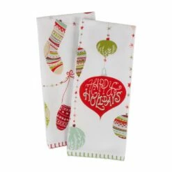 Flash Sale 😉 DII® 🎁 Christmas Trimmings Printed Dishtowel Set 💯
