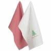Buy 😀 DII® Red Check & White Merry 🎄 Christmas Dishtowel Set 🎉