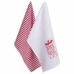 Best deal 😉 DII® Assorted Dear Santa Holiday Printed Dishtowel Set 💯