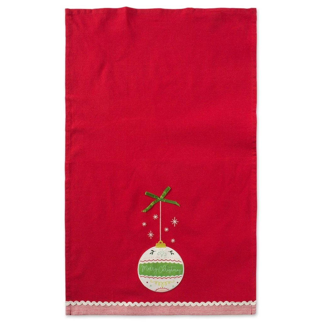 Best Pirce 😉 DII® Assorted Holiday Ornaments Embellished Dishtowel Set 🛒 - Image 5