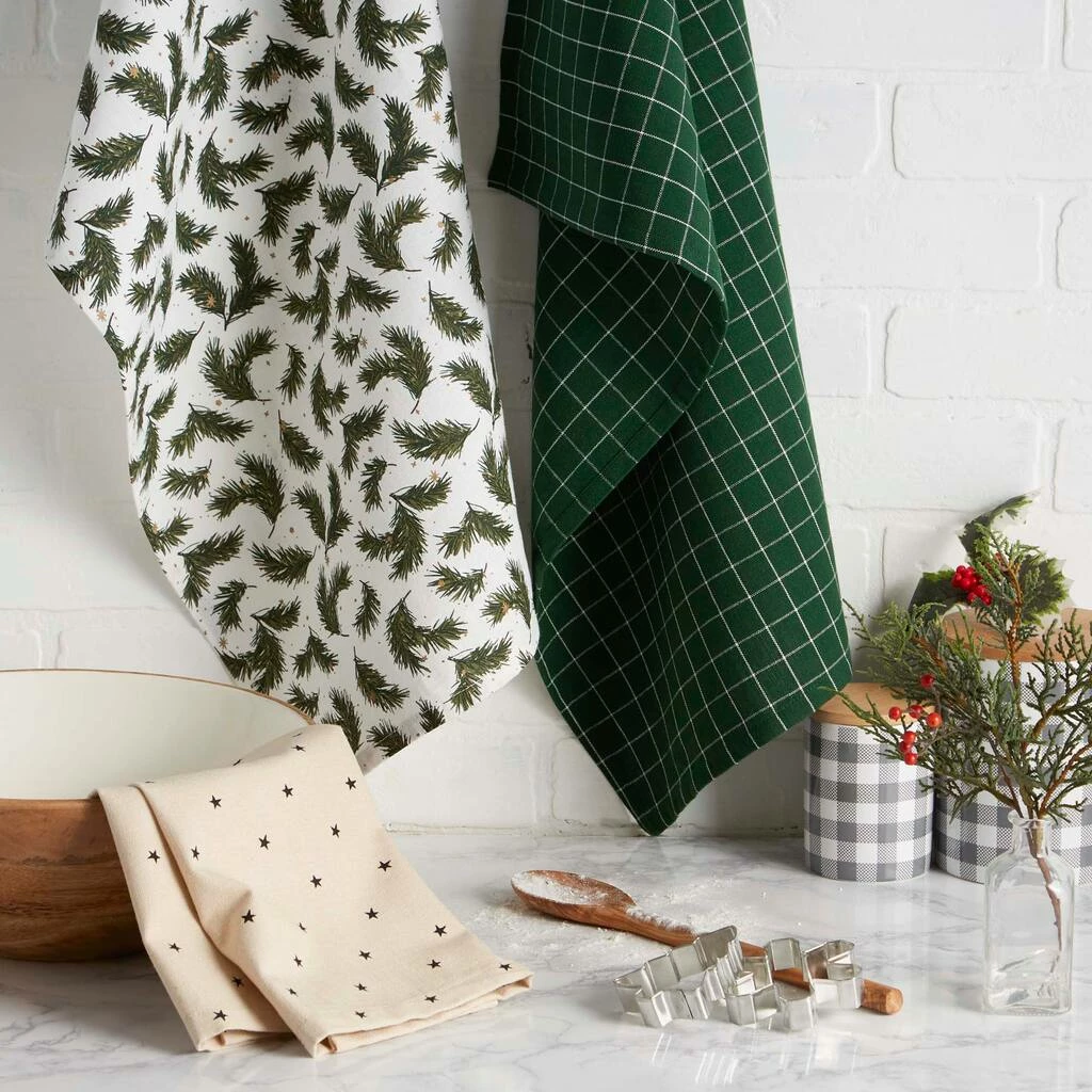 Flash Sale 🎉 DII® Assorted Holiday Greenery Dishtowel Set 🔔 - Image 7