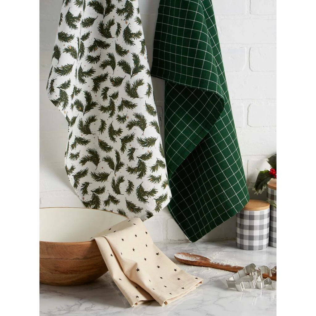 Flash Sale 🎉 DII® Assorted Holiday Greenery Dishtowel Set 🔔 - Image 8