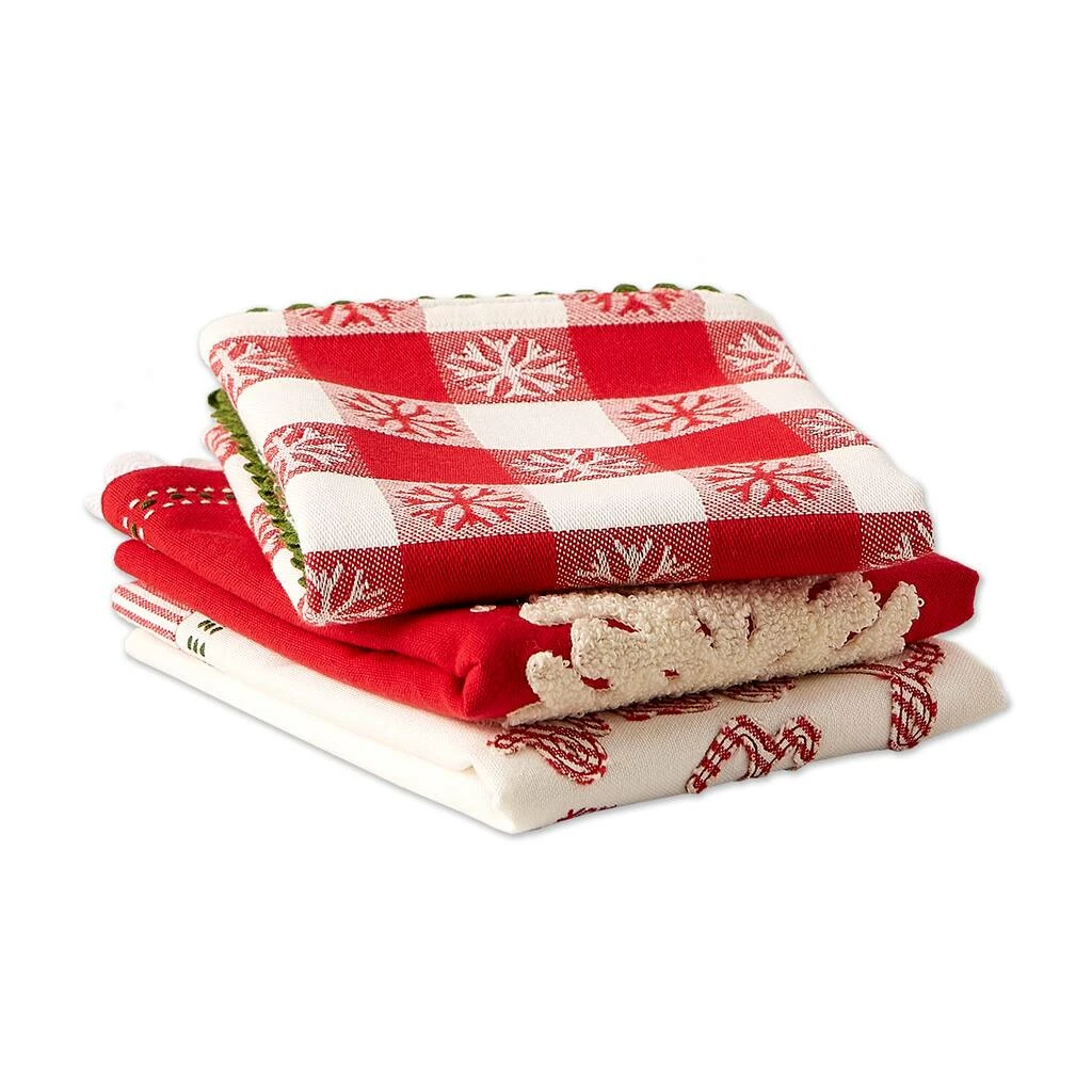 Promo ๐ฏ DII® Santa Chef Clause Kitchen, Let It Snow Dishtowel Set โญ - Image 3