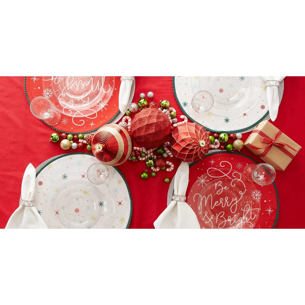 Discount โญ DII® Be Merry & Bright Embellished Placemats, 6ct. ๐ - Image 6
