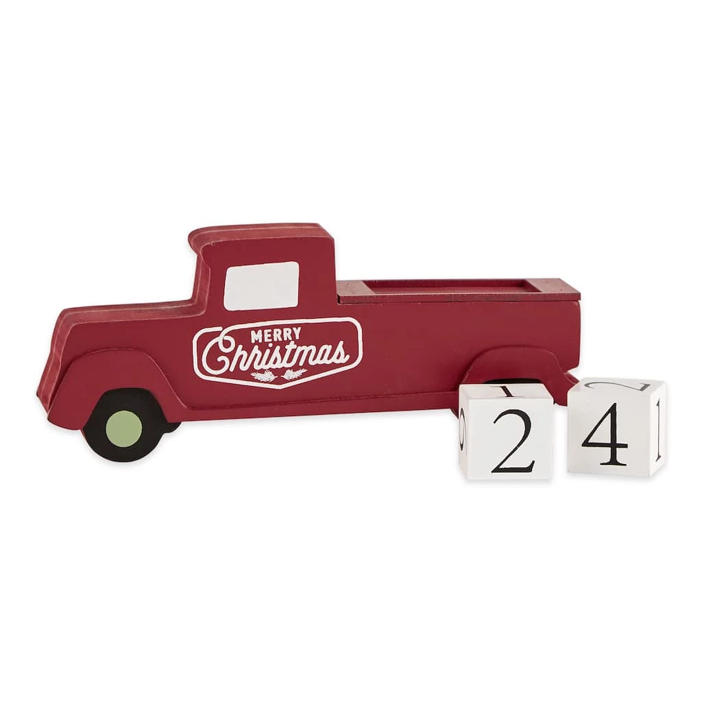Coupon ๐งจ DII® โ Christmas Tree Truck Tabletop Block Calendar โ - Image 2