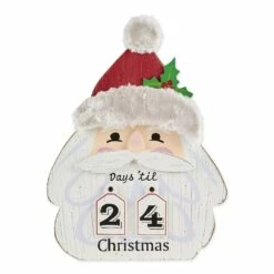 Coupon 👏 DII® Santa Head Days 'Til 🎅 Christmas Advent Calendar ⌛
