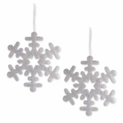 Cheap 🤩 DII® Silver Hanging Foam Snowflake Set ✔️