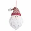 Outlet ⭐ DII® Hanging Foam Santa with Plaid Hat 🥰