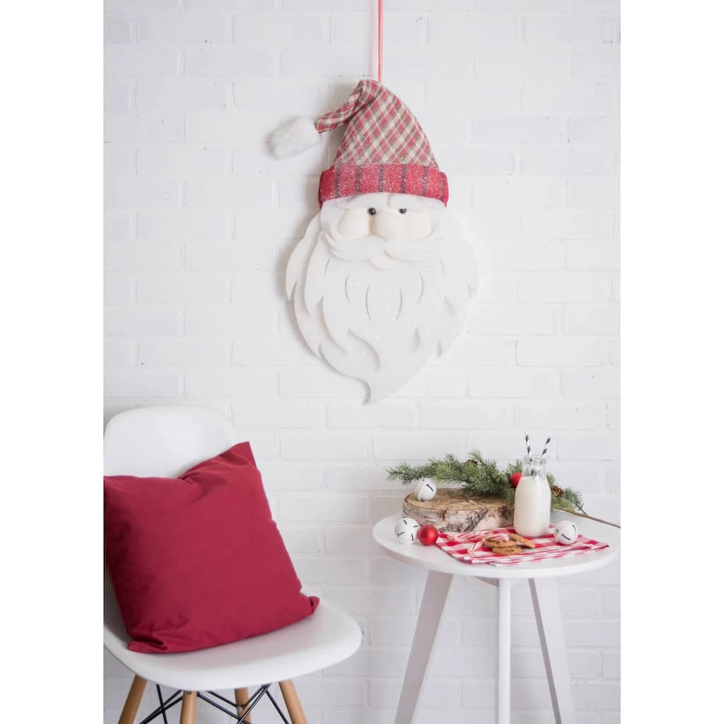 Outlet โญ DII® Hanging Foam Santa with Plaid Hat ๐ฅฐ - Image 2