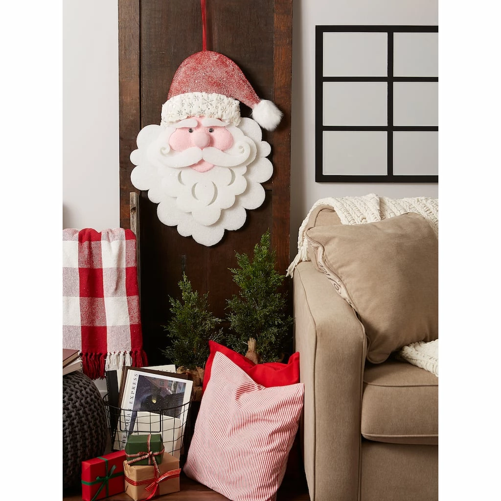 Budget ๐ DII® Hanging Foam Santa with Red Hat ๐ - Image 4
