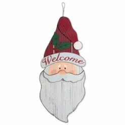Budget ✨ DII® Santa Claus Welcome Hanging Sign 🌟