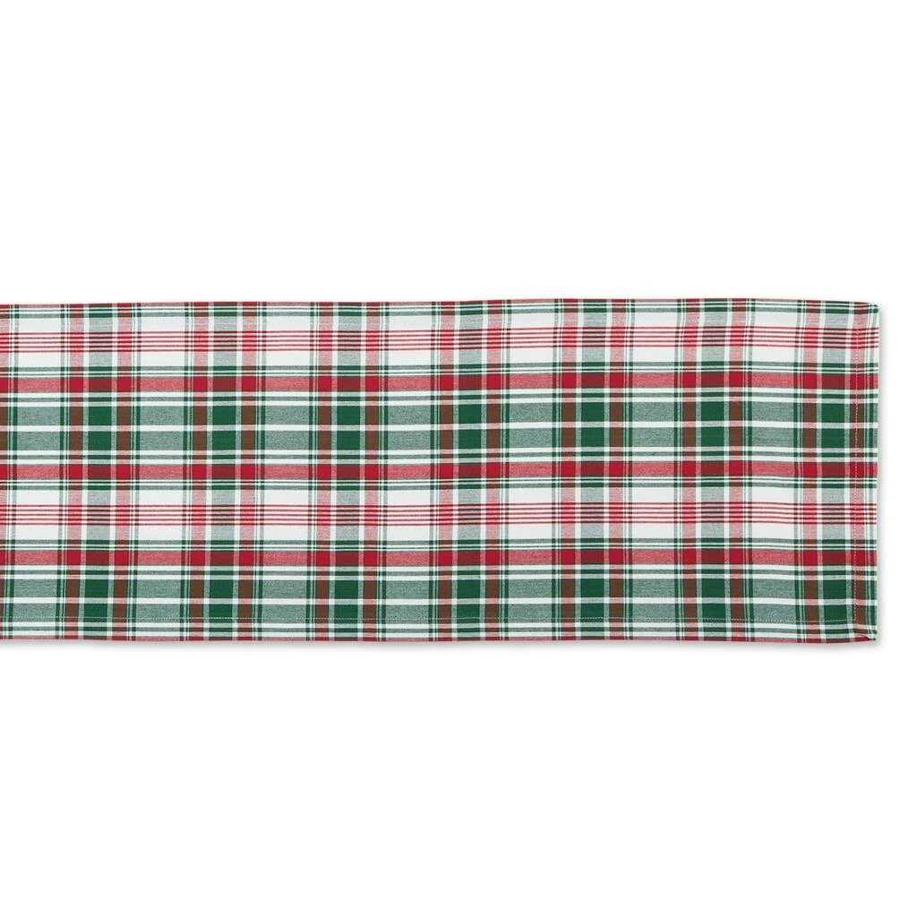 Cheap π DII® 108" Yuletide Plaid Table Runner π - Image 6
