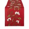 Best Sale 🧨 DII® 108" Mistletoe Embroidered Table Runner 👏