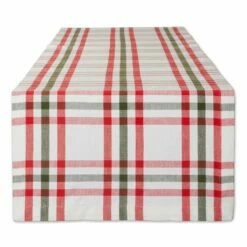 Hot Sale 🔥 DII® 72" Jolly Tree Collection Nutcracker Plaid Table Runner 🤩