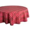 Best reviews of 🎉 DII® 70" Round Tartan Holly Plaid Tablecloth 😍
