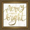 Best Sale 🎁 Timeless Frames® Gold Merry & Bright Framed Wall Décor 🔔