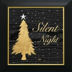 Budget 🥰 Timeless Frames® Gold Tree Silent Night Square Framed Wall Décor 👏