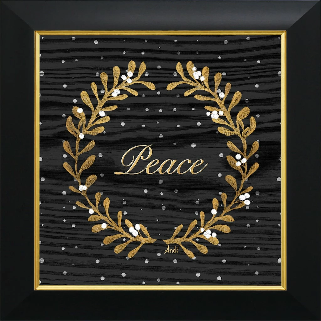 Cheap 🔔 Timeless Frames® Gold Peace Framed Wall Décor 🎁