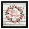 Hot Sale ✔️ Timeless Frames® Merry 🔔 Christmas Wreath Framed Wall Décor ⌛
