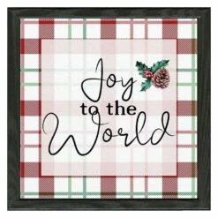 Brand new 🛒 Timeless Frames® Joy to the World Framed Wall Art 👏