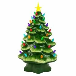Top 10 ๐ 14" Green Nostalgic LED ๐ Christmas Tree with Removable Bulbs by Mr. ๐ Christmas ๐คฉ