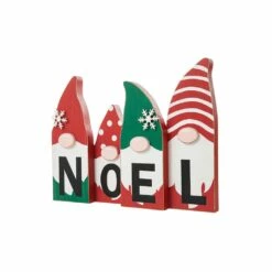 Best reviews of โจ Glitzhome® 11'' Noel Wooden โ Christmas Gnome Family Table Décor ๐