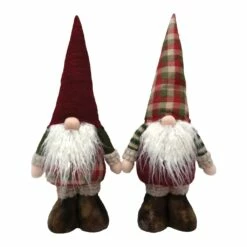 Best deal โ๏ธ Santa's Workshop 14" Plaid Gnomes, 2ct. by SantasWorkshop โ๏ธ