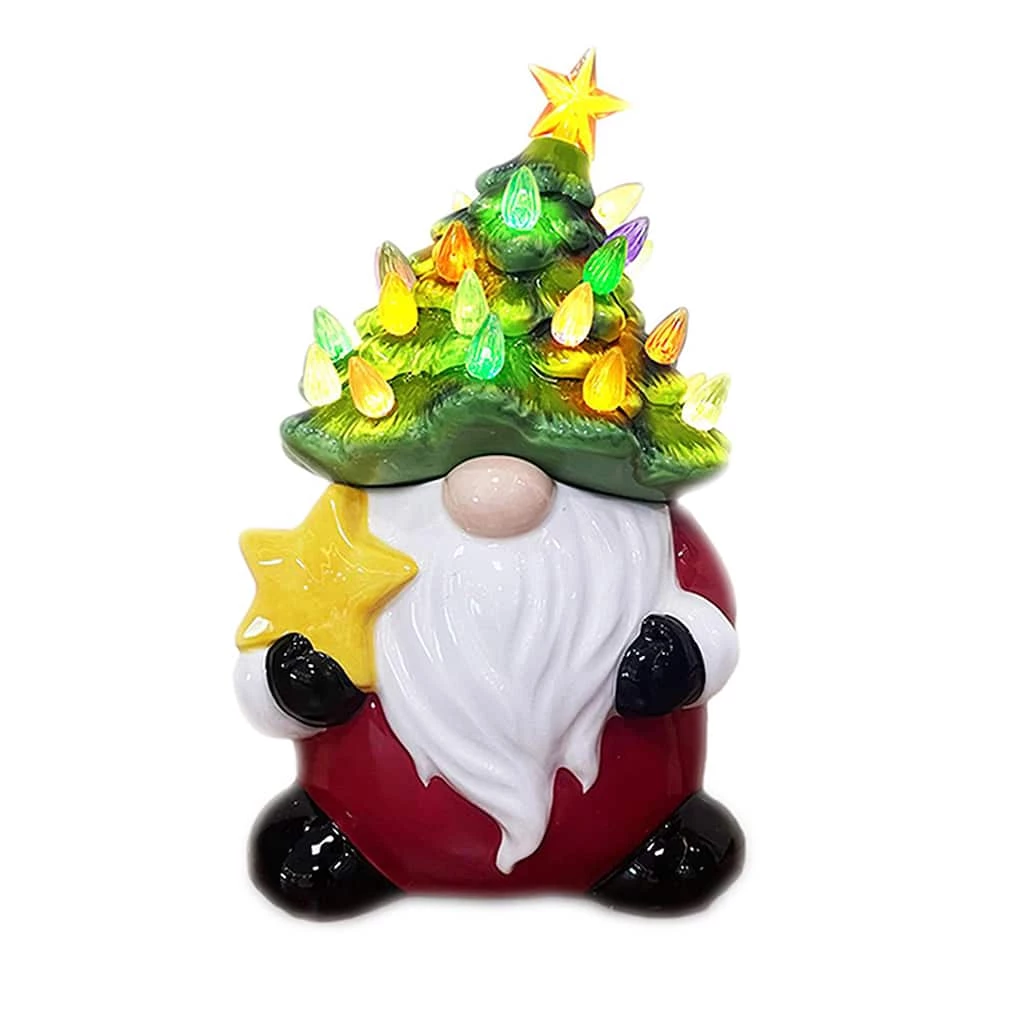 Top 10 ๐คฉ Santa's Workshop 9" Gnome Cookie Jar with LED Lights by SantasWorkshop ๐ - Image 2
