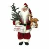 Outlet 🎉 15" Reindeer Treats Santa Claus Decoration by SantasWorkshop ❤️