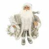 Best Pirce 🥰 24" Silver Tidings Santa Claus Decoration by SantasWorkshop 😉