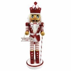 Buy 🔔 14" 🍬 Candy Cane King Nutcracker by SantasWorkshop 🧨