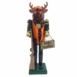 Best reviews of ⭐ 14" Gone Hunting Moose Nutcracker by SantasWorkshop ⭐