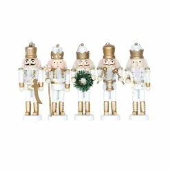 Best reviews of 🔔 Santa's Workshop 5" White & Gold Nutcracker Set by SantasWorkshop 🔔
