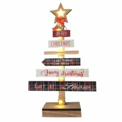 Promo 🔔 Santa's Workshop 16" LED Xmas Tree by SantasWorkshop 🎉