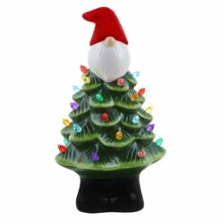 Outlet 🔥 8.5" Nostalgic Ceramic Gnome Tree by Mr. 🎁 Christmas 🌟