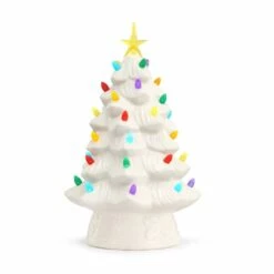 Best Pirce 😉 12" White Nostalgic 🎄 Christmas Tree by Mr. 🎄 Christmas 🥰