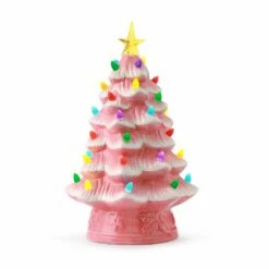 Best deal 🥰 12" Pink Nostalgic 🔔 Christmas Tree by Mr. 🔔 Christmas 🛒