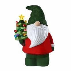 Wholesale 🥰 12" Lighted Nostalgic Ceramic Gnome Figure by Mr. ❄ Christmas 😀