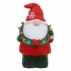 Deals 🧨 12" Nostalgic Ceramic Gnome Figure with LED Wreath by Mr. ❄ Christmas 🤩